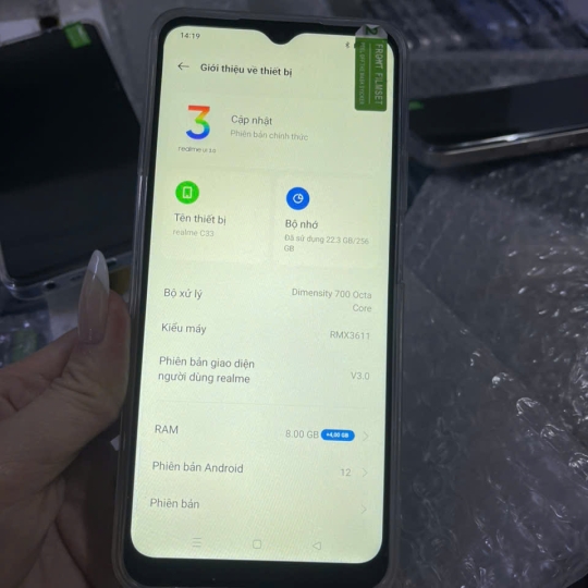 ĐIỆN THOẠI REALME V20 (8/256GB) RAM THỰC (4/128GB)