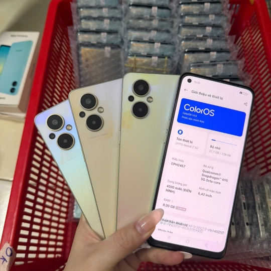 ĐIỆN THOẠI OPPO RENO 8Z (8/128) MAIN ZIN MÀN ZIN HÃNG