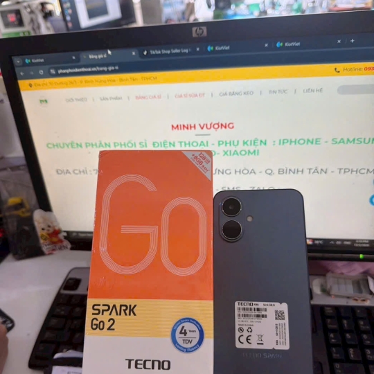 ĐIỆN THOẠI TECNO GO 2 RAM 4/64 MÁY MỚI NGUYÊN SEAL FULLBOX CTY 