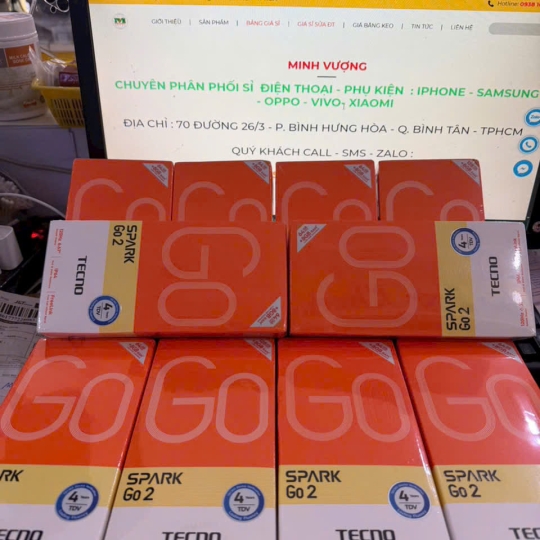 ĐIỆN THOẠI TECNO GO 2 RAM 4/64 MÁY MỚI NGUYÊN SEAL FULLBOX CTY 