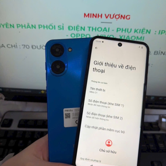 ĐIỆN THOẠI Meizu mblu 21 (6/128 ) NGUYÊN ZIN 